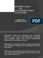 Pertemuan 2 Teori Belajar Dan Pendekatan Pembelajaran