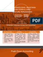 Teori Konsolidasi, Akuntansi Push Down & Joint Venture Perusahaan