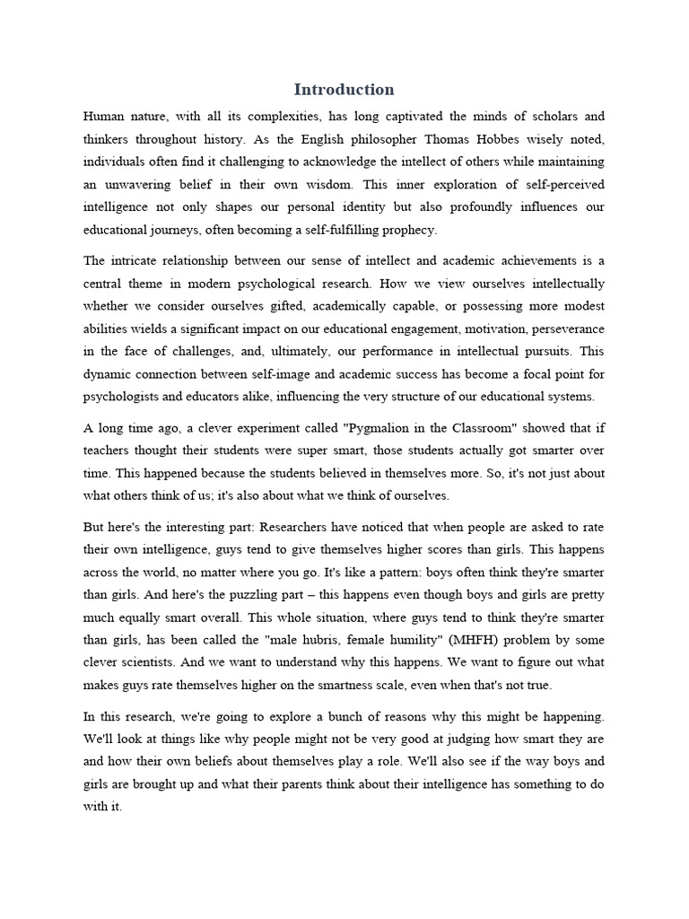 Human Nature Pdf Intelligence Human Nature