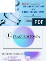 Traqueostomia y Cricotirotomía