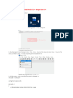 Cara Membuat Program Dev C++