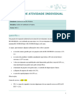 Analise - Viabilidade - Projetos - Darlene de Carvalho Monteiro - ATIVIDADE INDIVIDUAL