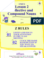 Lesson 2. Collective and Compound Nouns