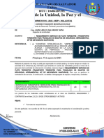 Informe N°016 - Requerimiento Servicio de Flete Terrestre (Transporte Terrestre para Translado de Equipos de Seguridad, Herramientas, Kit de