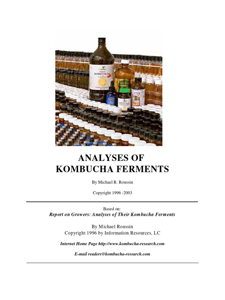 Analysis of Kombucha PDF Mass Spectrometry Chemistry
