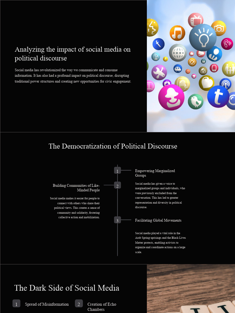 Social Media's Role in Political Discourse | PDF | Social Media ...