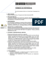 TDR - SERVICIO DE ADECUACION DE 2 PORTONES DE METAL DEL LOCAL CARAPONGO
