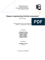 Written-Report 9 Stages of Portfolio Development