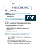 Guía Del Producto Académico Final (Paf)