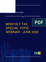 2023 Monthly Tax Special Topic June Slides