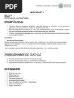 Secuencia Multiplicacion y Division