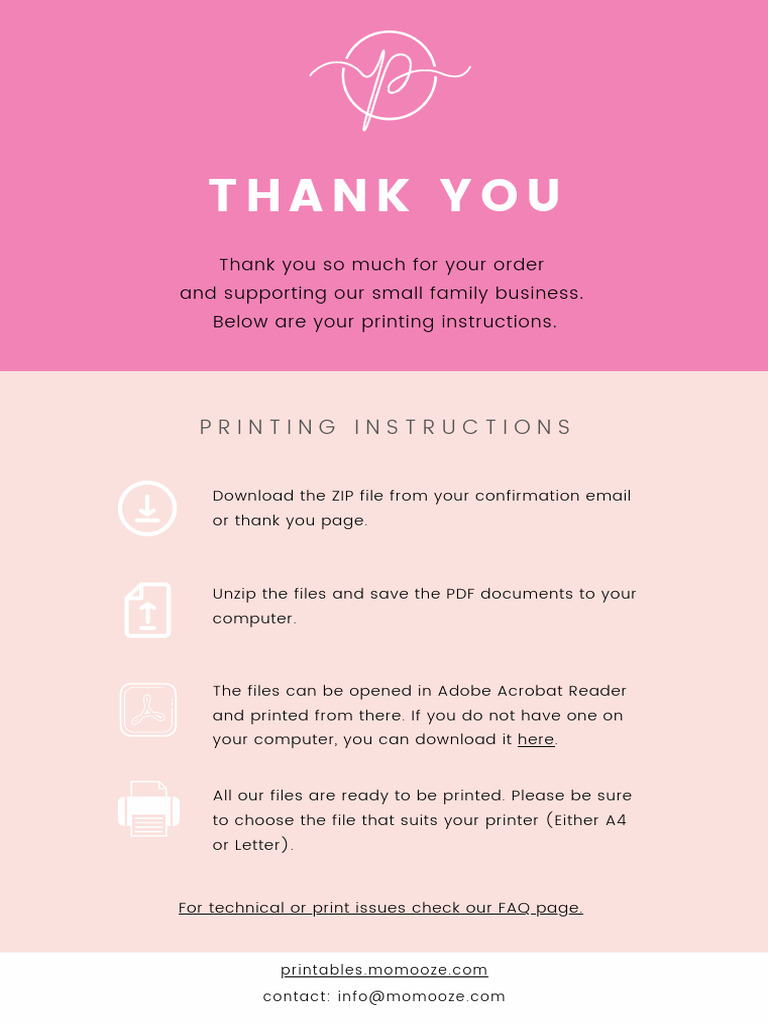 Print Instructions PDF