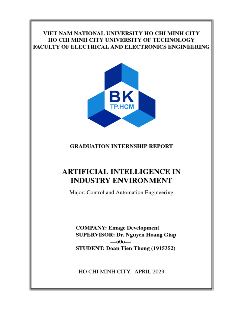 AI Internship Report at Emage Development | PDF | Deep Learning ...