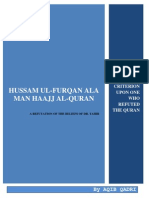 Hussam Al-Furqan Ala Mann Haajj Al-Qur'an