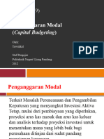 Penganggaran Modal (Capital Budgeting)