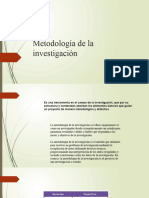 Metodología de La Investigación