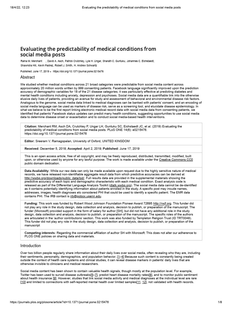 evaluating-the-predictability-of-medical-conditions-from-social-media