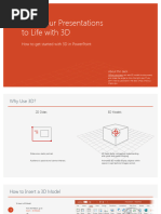 4 3D Model Slides