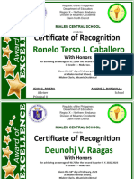 Cert of Recognition