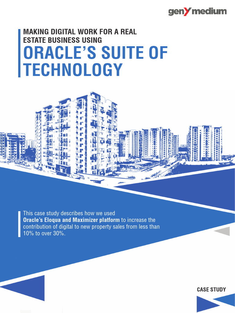 Real Estate Oracle Technologies Case Study PDF Brand Online
