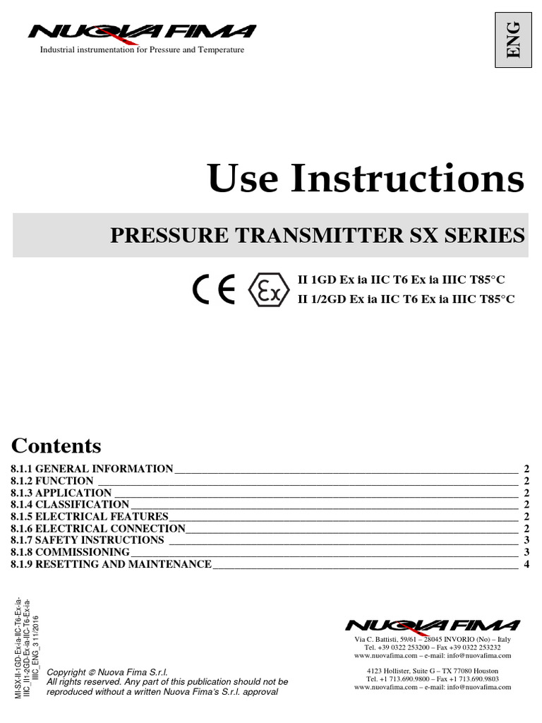 User Guide (ATEX) @en | PDF
