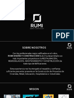 Brochure Rumi Diseño y Construcción