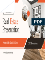 Orange Modern Professional Real Estate Presentation