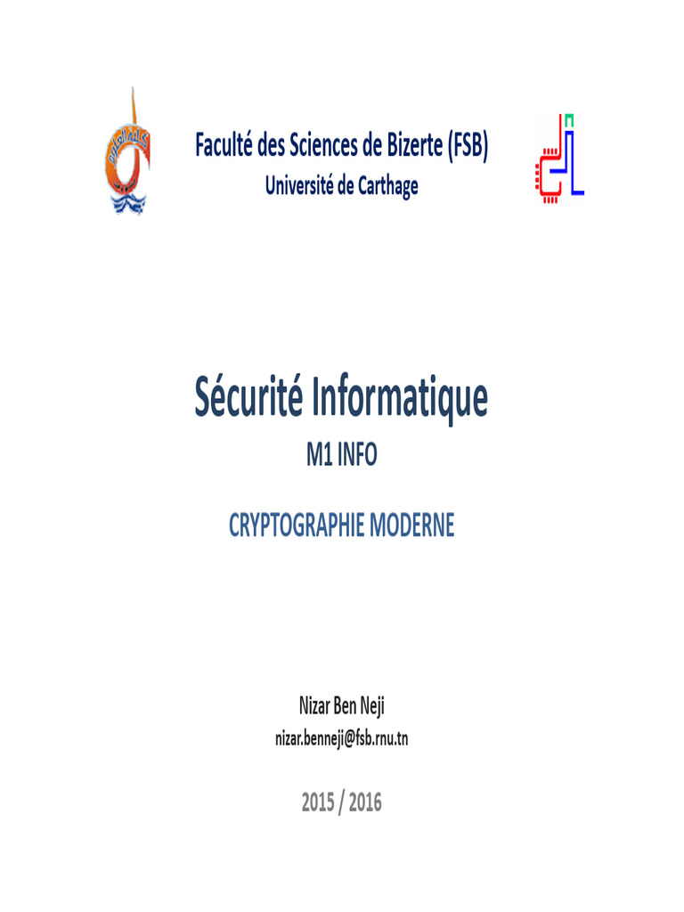 Cryptographie Moderne et Hachage | PDF | Certificat électronique ...