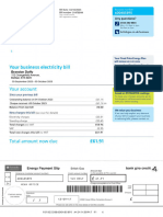 British Gas Example Bill 1