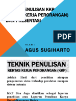 Teknik Penulisan KKP Ddan Presentasi Agus