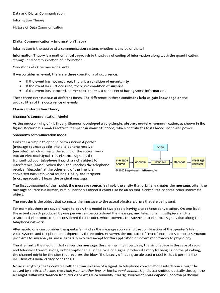 Information Theory PDF