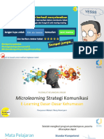 3 Bahan Tayang Microlearning Strategi Komunikasi