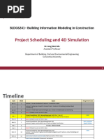 5.1. Lecture 5 - Project Scheduling and 4D Simulation