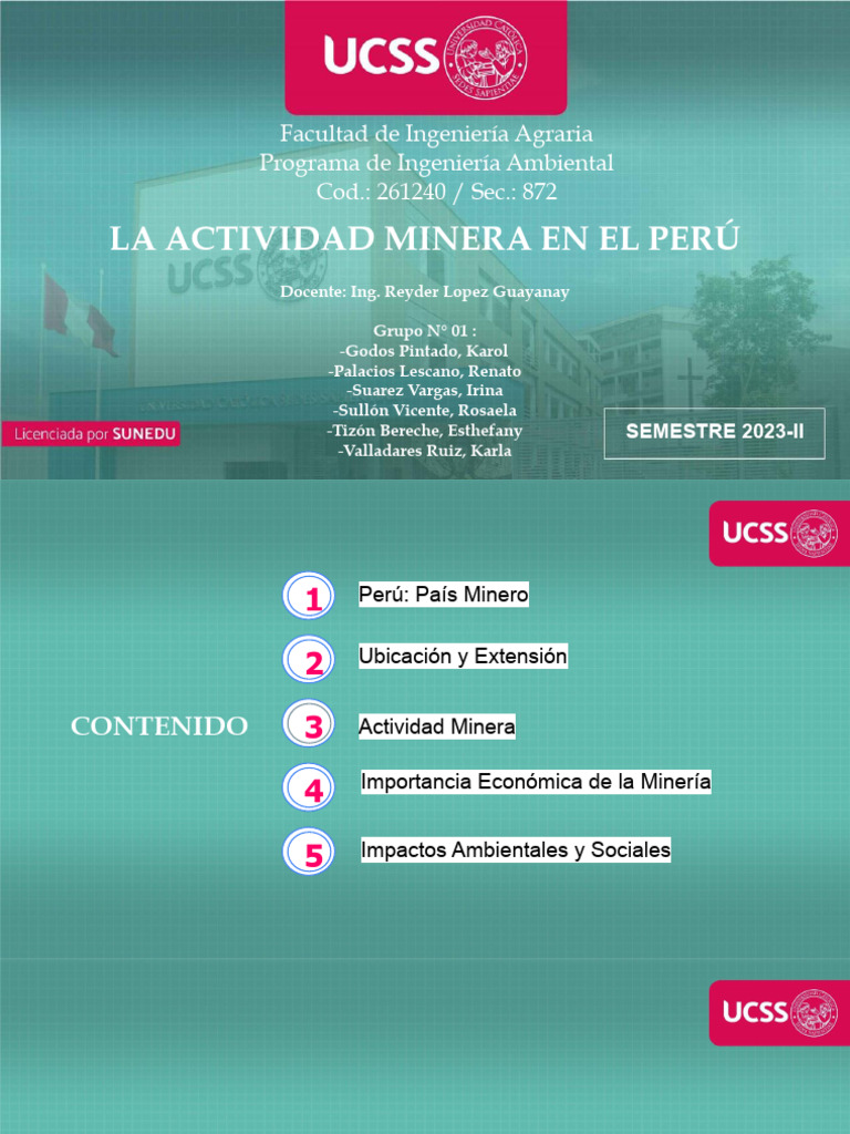 Impacto y Potencial de la Minería en Perú | PDF | Minería | Perú