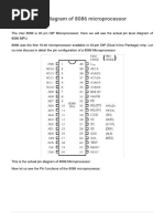 8086 Microprocessor Pin Configuration | PDF | Input/Output | Central ...
