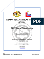 Senarai Penyedia Latihan Halal, HPB Jakim