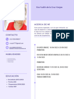 Currículum Vitae CV de Mercadotecnia Simple Morado - 20231013 - 121001 - 0000