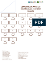 Denah Ruangan Kelas 3B