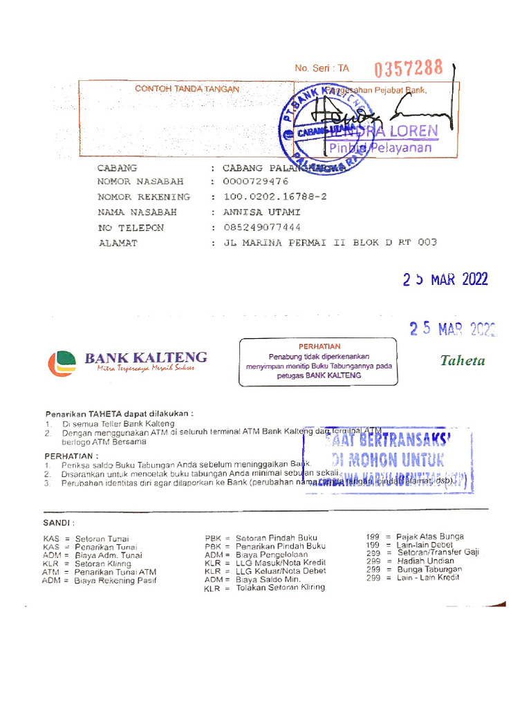Buku Rekening PDF
