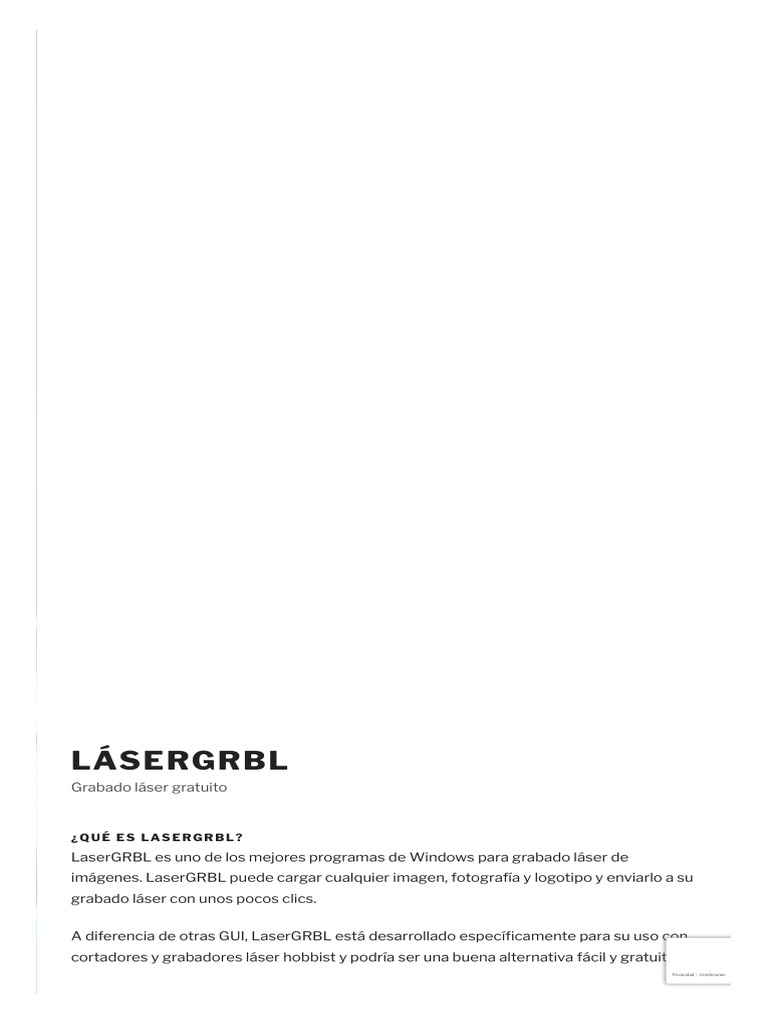 LaserGRBL Grabado Láser Gratuito Descargar gratis PDF Láser