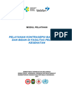 Modul Pelatihan Pelayanan Kontrasepsi