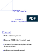 TCP/IP Model: CSM-4401 Network Programming