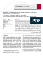 Application of Different Pore Diameter Sba-15 Supports For Heavy Gas Oil Hydrotreatment Using Few Catalyst