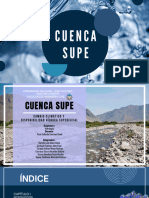 Cambio Climático - Disponibilidad Hídrica Superficial - Cuenca Supe