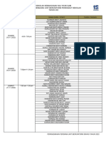 Jadual Bertugas Perkhemahan 2022