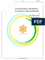 COOPERATIVE BANKS INDIA THE RESERVE BANK - A STUDY OF REGULATORY FRAMEWORK by Siddhant Narayan and Pranjal Kumar