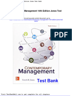 Contemporary Management 10th Edition Jones Test Bank Full Download