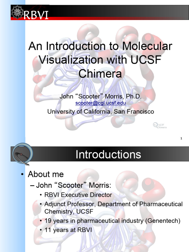 Molecular Visualization Tutorial Pdf Molecular Dynamics Force