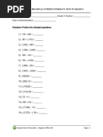 Aral Program: Grade 7 Math Concepts | PDF | Numbers | Integer