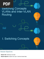 Switching Concepts, VLANs and Inter-VLAN Routing